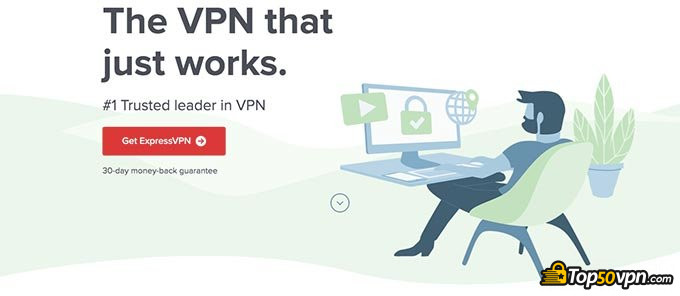 ExpressVPN和IPVanish:Express'主页。 ExpressVPN和IPVanish:Express'主页。