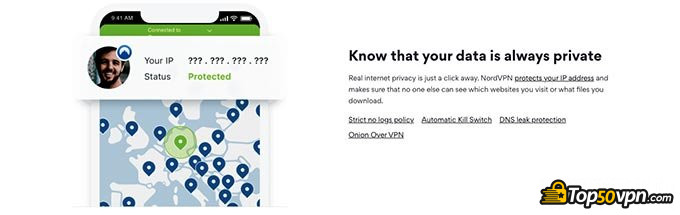 ExpressVPN和NordVPN:NordVPN安全功能。 ExpressVPN和NordVPN:NordVPN安全功能。