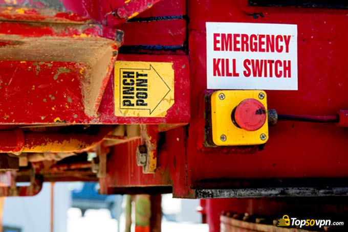 我的VPN是否有效：急停开关。