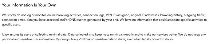 Ivacy VPN怎么样评测：隐私