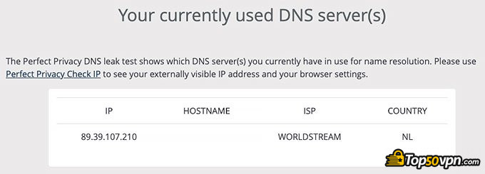 ProtonVPN 怎么样评测: ProtonVPN DNS 泄露测试.