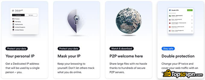 SurfShark和NordVPN：Nord的功能。